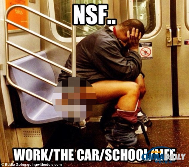 組圖：美網站曝光地鐵乘客各種不雅照