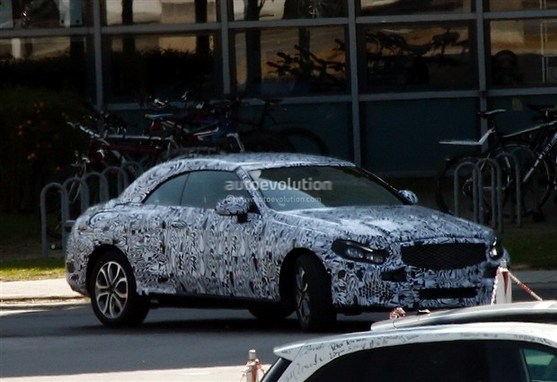 奔馳全新C級敞篷版諜照曝光