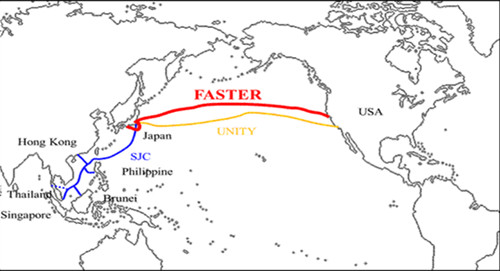 中企將參建美日海底光纜鋪設工程