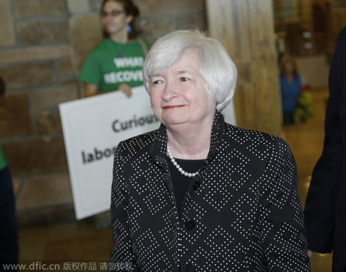 耶倫就美聯(lián)儲加息時間“打太極”<BR>