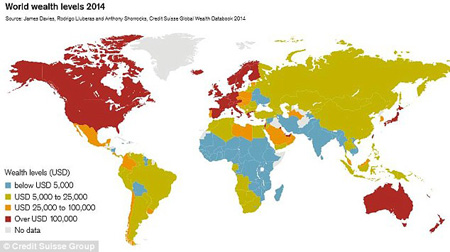 中國118萬人資產過百萬美元？