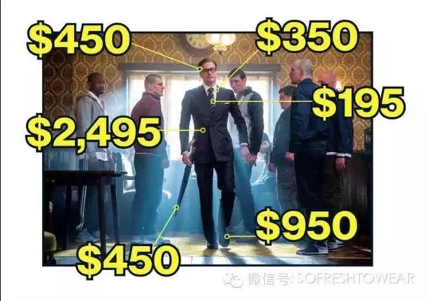 “王牌特工”的一身行頭到底值多少錢？