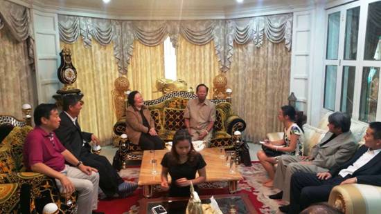 柬埔寨副總理迪班上將接見藍迪國際智庫項目代表團