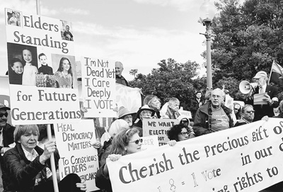 美國“金錢政治”引發持續抗議