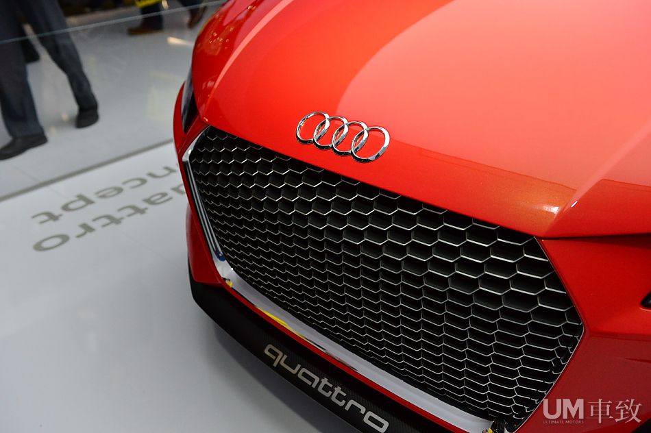 實拍奧迪Sport Quattro Laserlight概念車