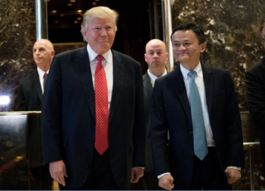 馬云的全球化之旅繼續，這次握手的是三千美國小企業主